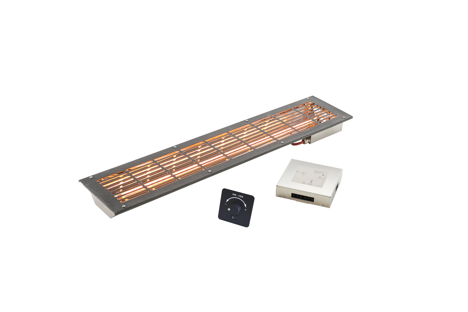 Infraworld VITALlight-Set „Easy Control“ für geraden Einbau (500 W)