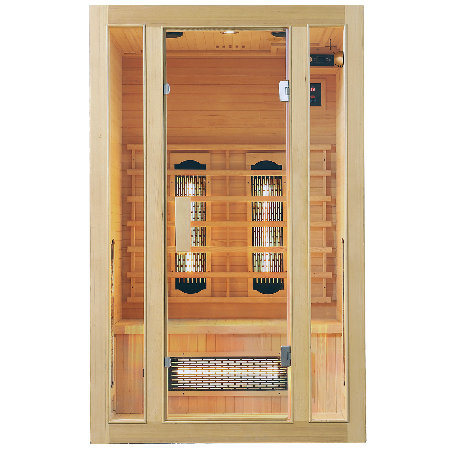 infrarotkabinewaermekabine-nyborg-s120v-mit-vollspektrumstrahlern-hemlockholz_01617_1837096 Infrarotkabine Nyborg S120V, mit Vollspektrumstrahlern, 120 x 105 x 190