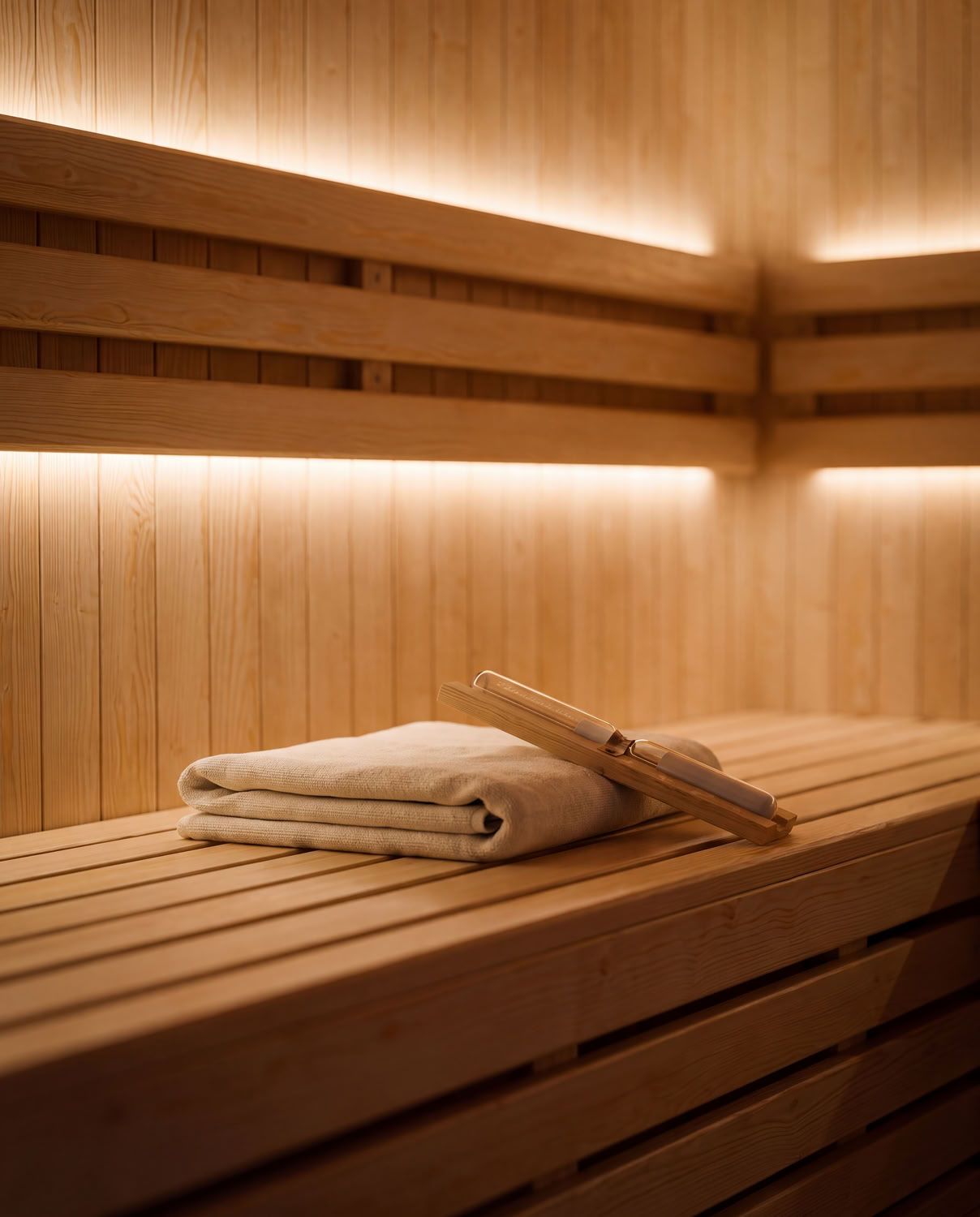 Finnische Sauna Espoo 150 aus Hemlockholz