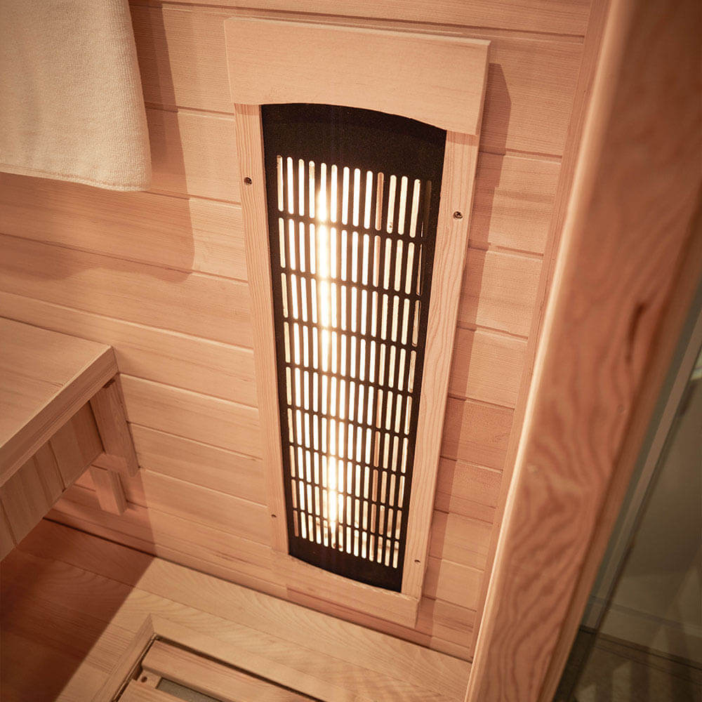 Infrarød sauna Redsun M Deluxe med fuldspektrumstrålere 120 x 105 x 190 cm