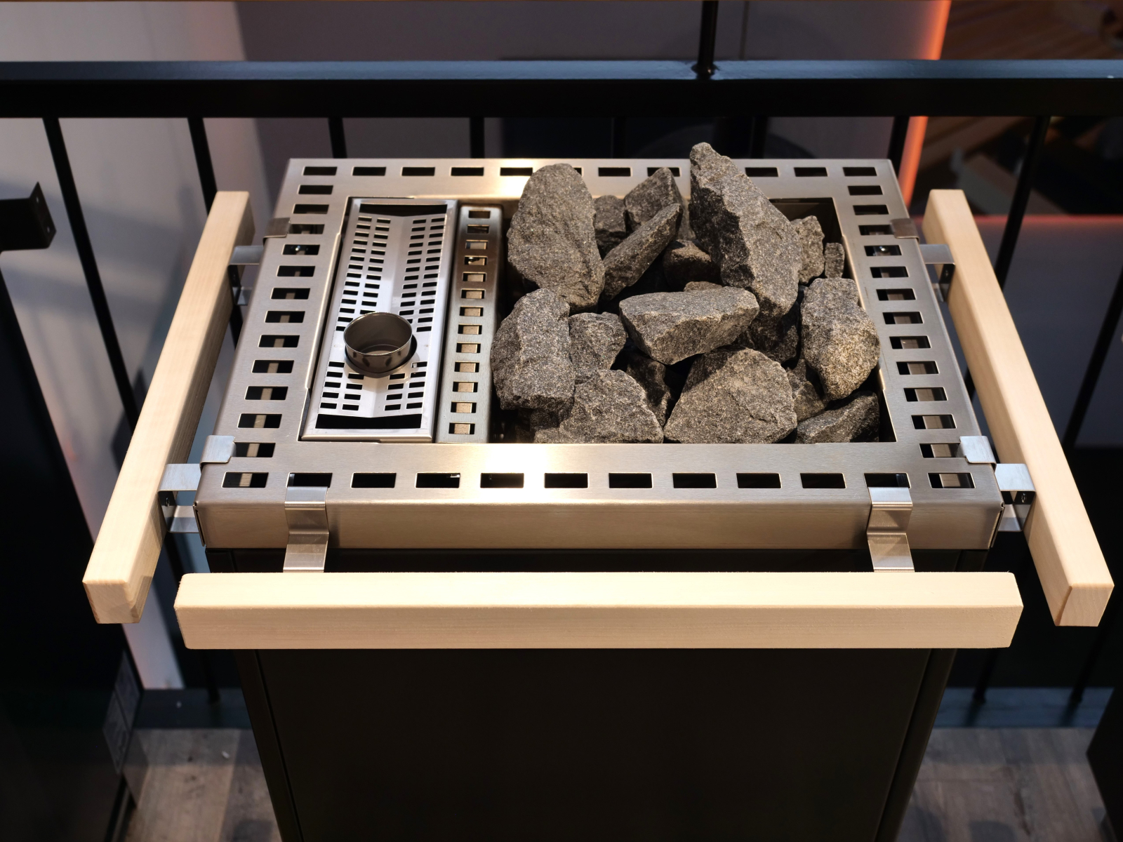 Infraworld Verdampferofen Eterno Combi 9 kW / 1,5 kW, Standausführung, Anthrazit