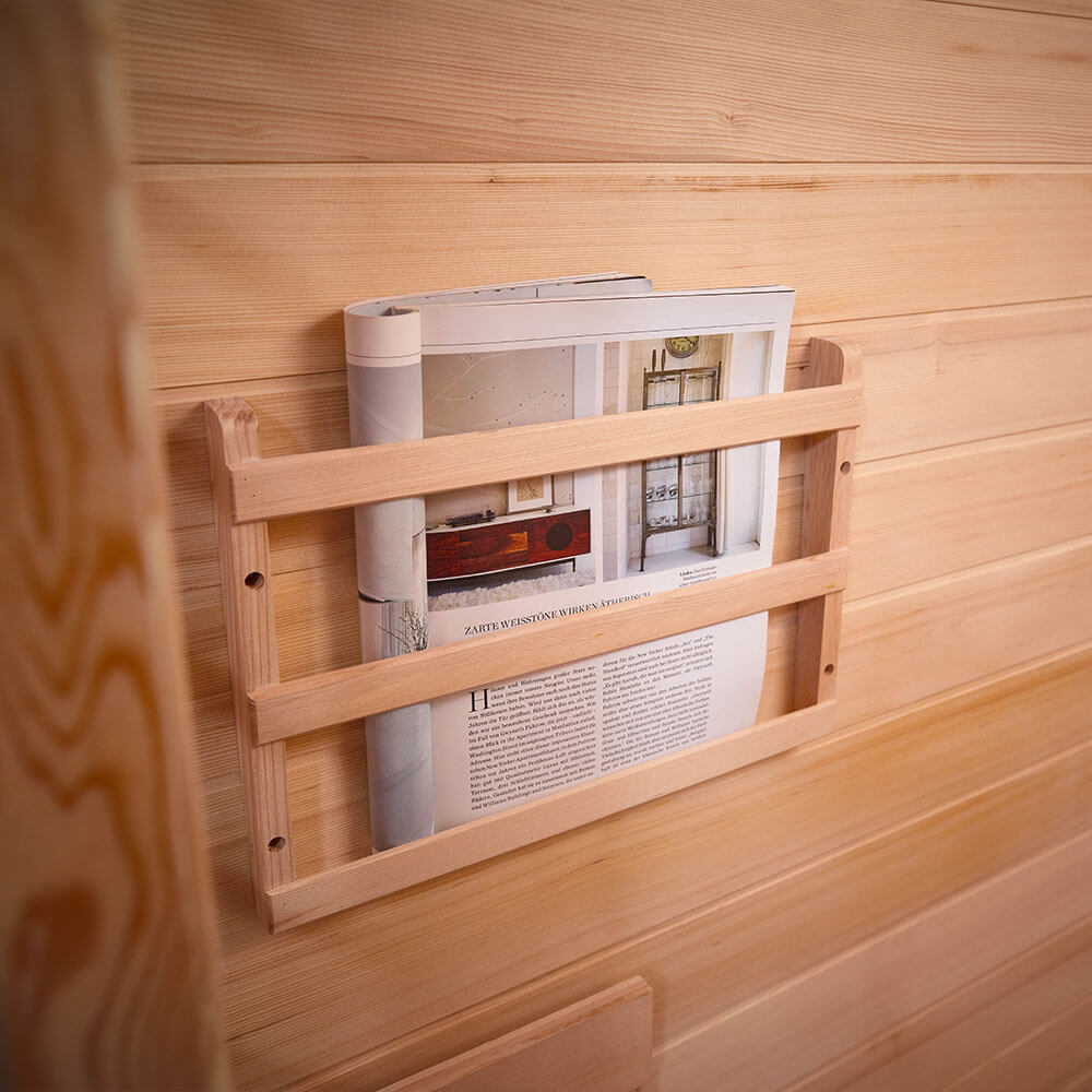 Sauna de infrarrojos Redsun M Deluxe Plus con emisores de espectro completo y de magnesio 120 x 105 x 190 cm