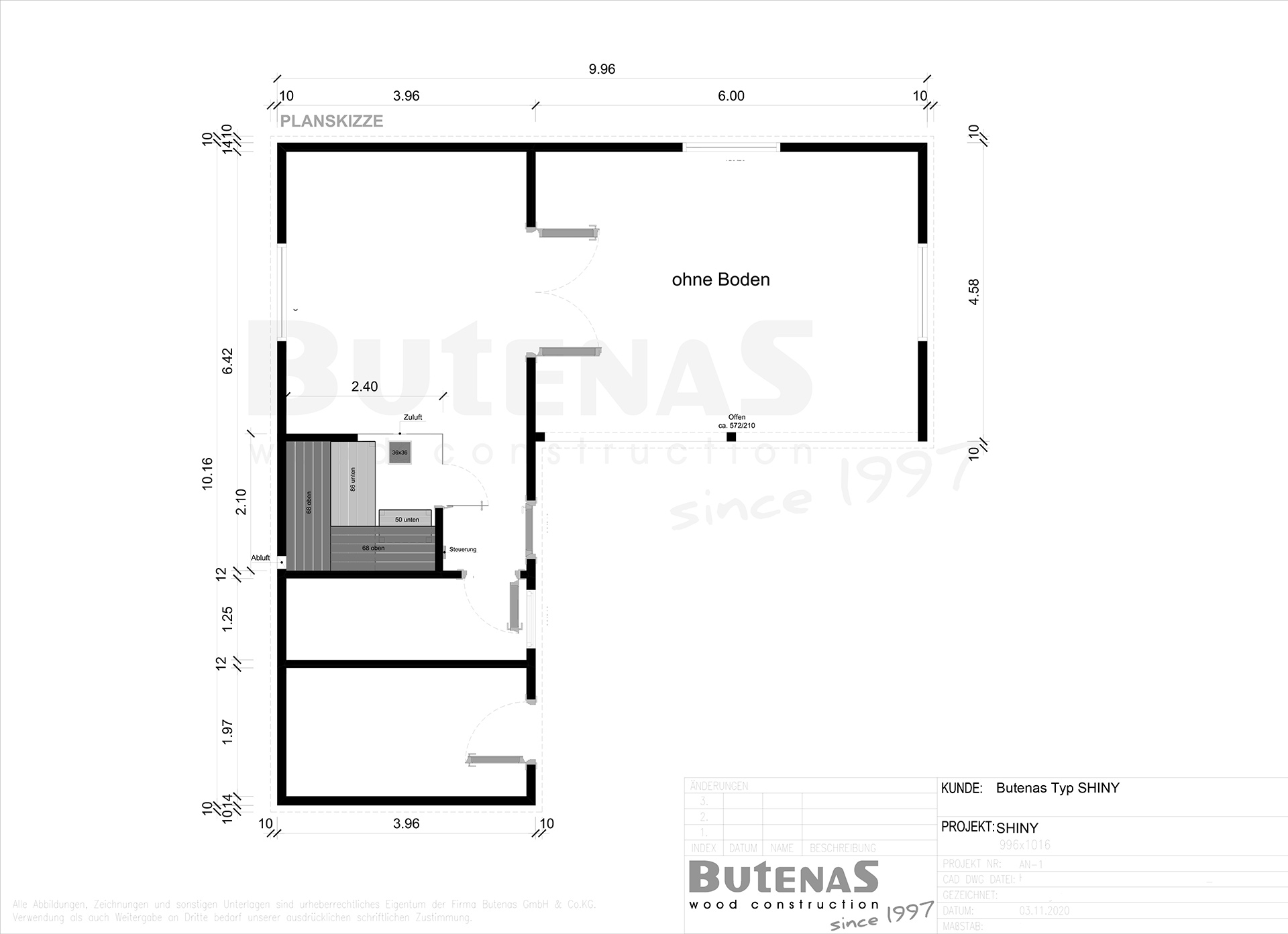 Design Saunahaus FLORY