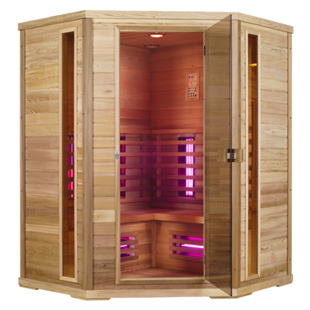 Sonic Classic X3 Infrarotkabine, Wärmekabine mit Vollspektrumstrahlern (130 x 130) Sonic Classic X3 Infrarotkabine, Wärmekabine mit Vollspektrumstrahlern (130 x 130)