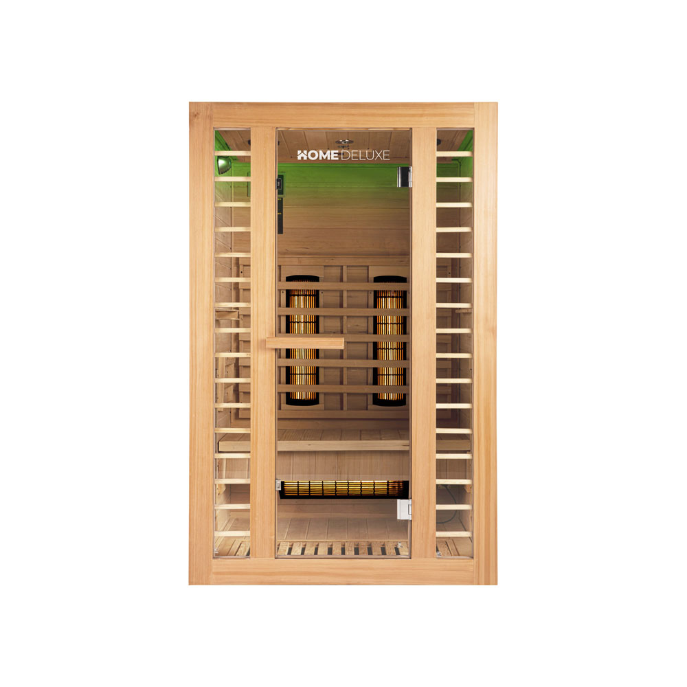 Infrarotsauna Redsun M Deluxe Vollspektrumstrahler 120 x 105 x 190 cm Infrarotsauna Redsun M Deluxe Vollspektrumstrahler 120 x 105 x 190 cm