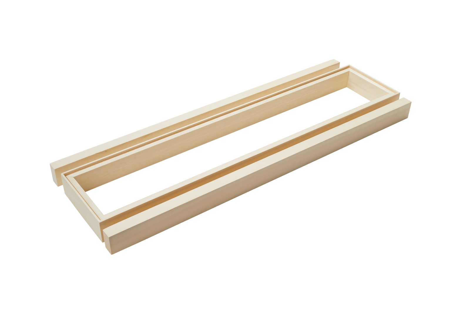 Infraworld Holzrahmen für VITALlight-IPX4-Strahler, Wandmontage, Linde