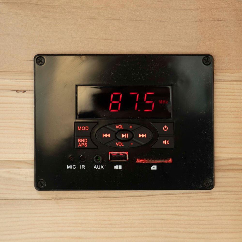 Infrasauna Redsun M s keramickými zářiči 190 x 120 x 105 cm