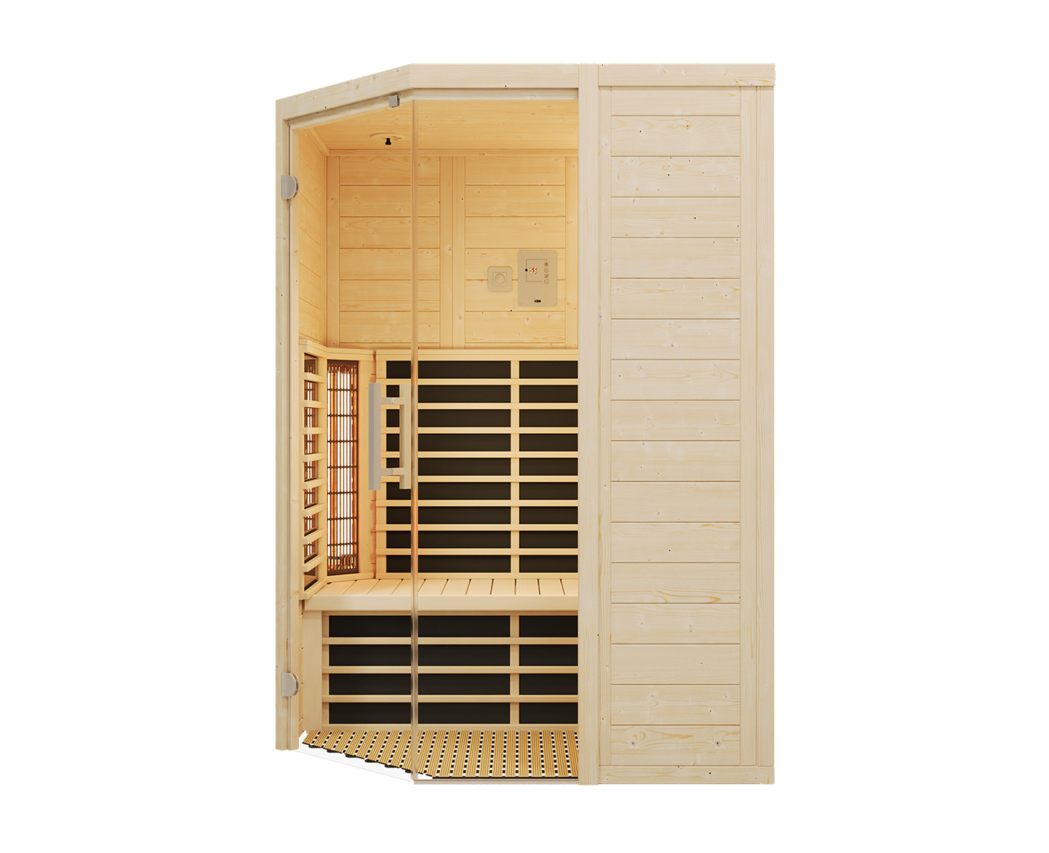 Infraworld Infrarotkabine Vario Natura 145 Ecke