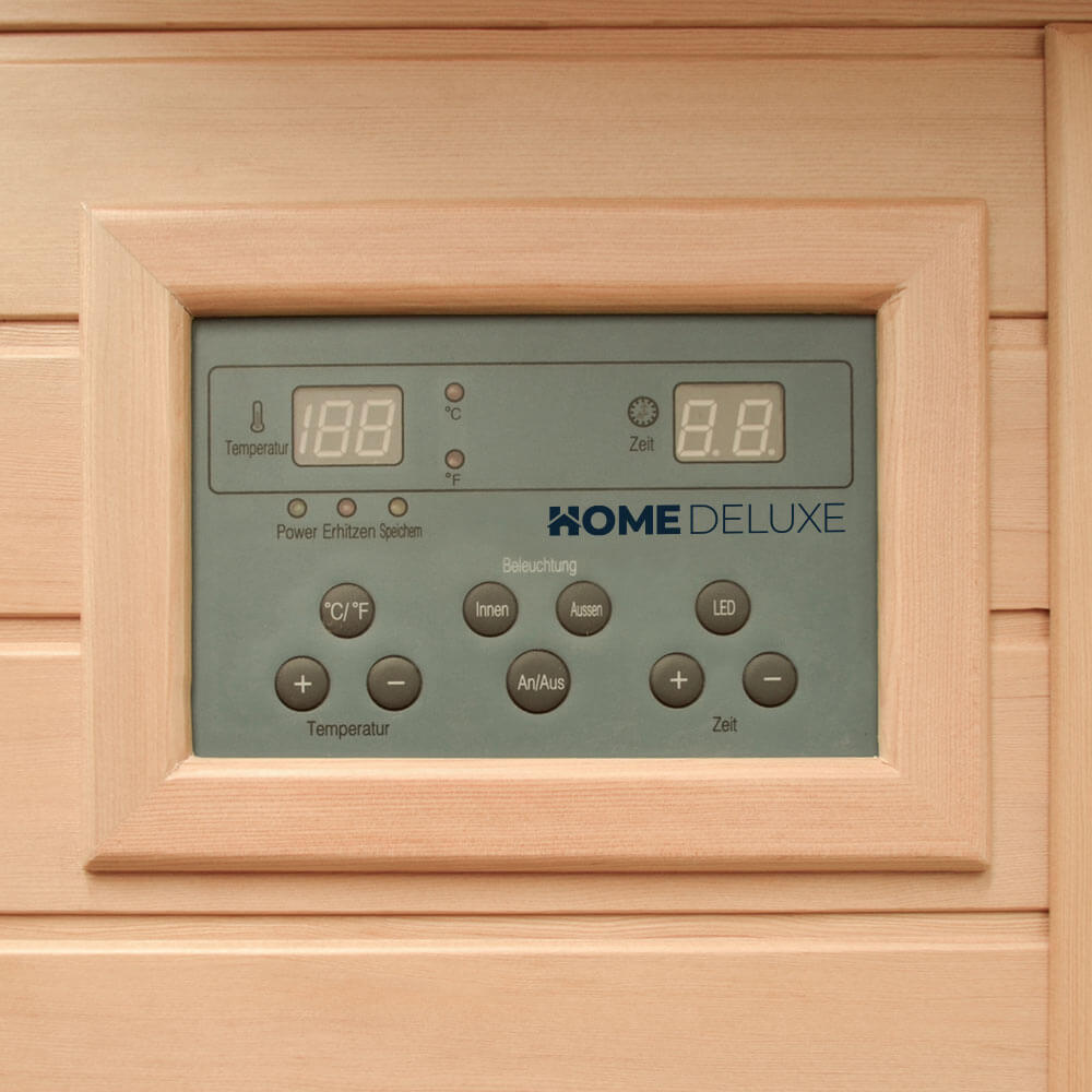 Infrasauna Redsun M s plnospektrálními zářiči 190 x 120 x 105 cm