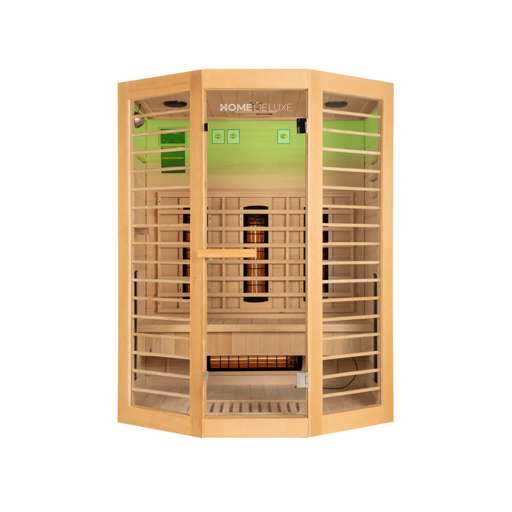 Infrarotsauna Redsun XL Deluxe Vollspektrumstrahler 155 x 120 x 190 cm