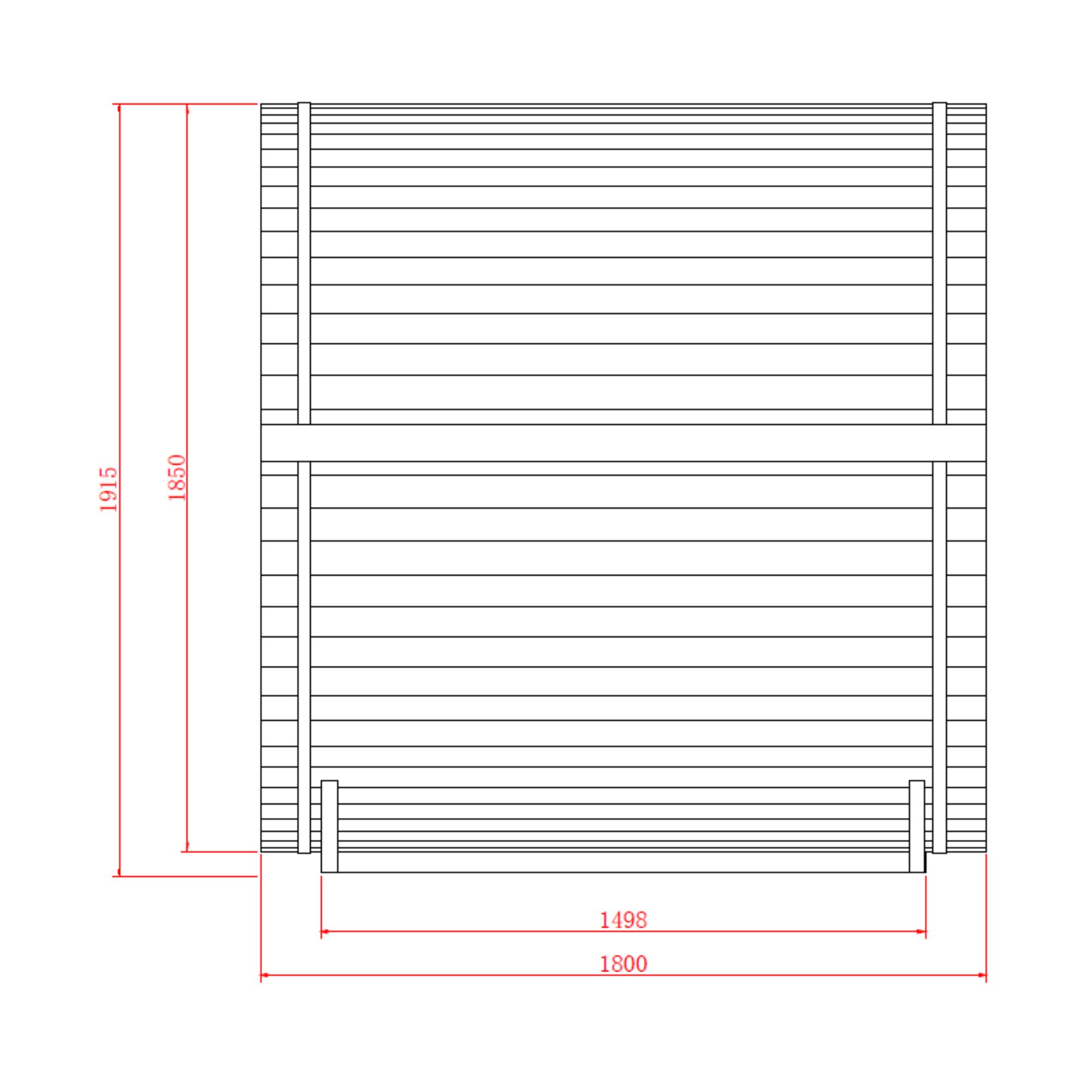 Sauna tonneau d'extérieur Lahti L