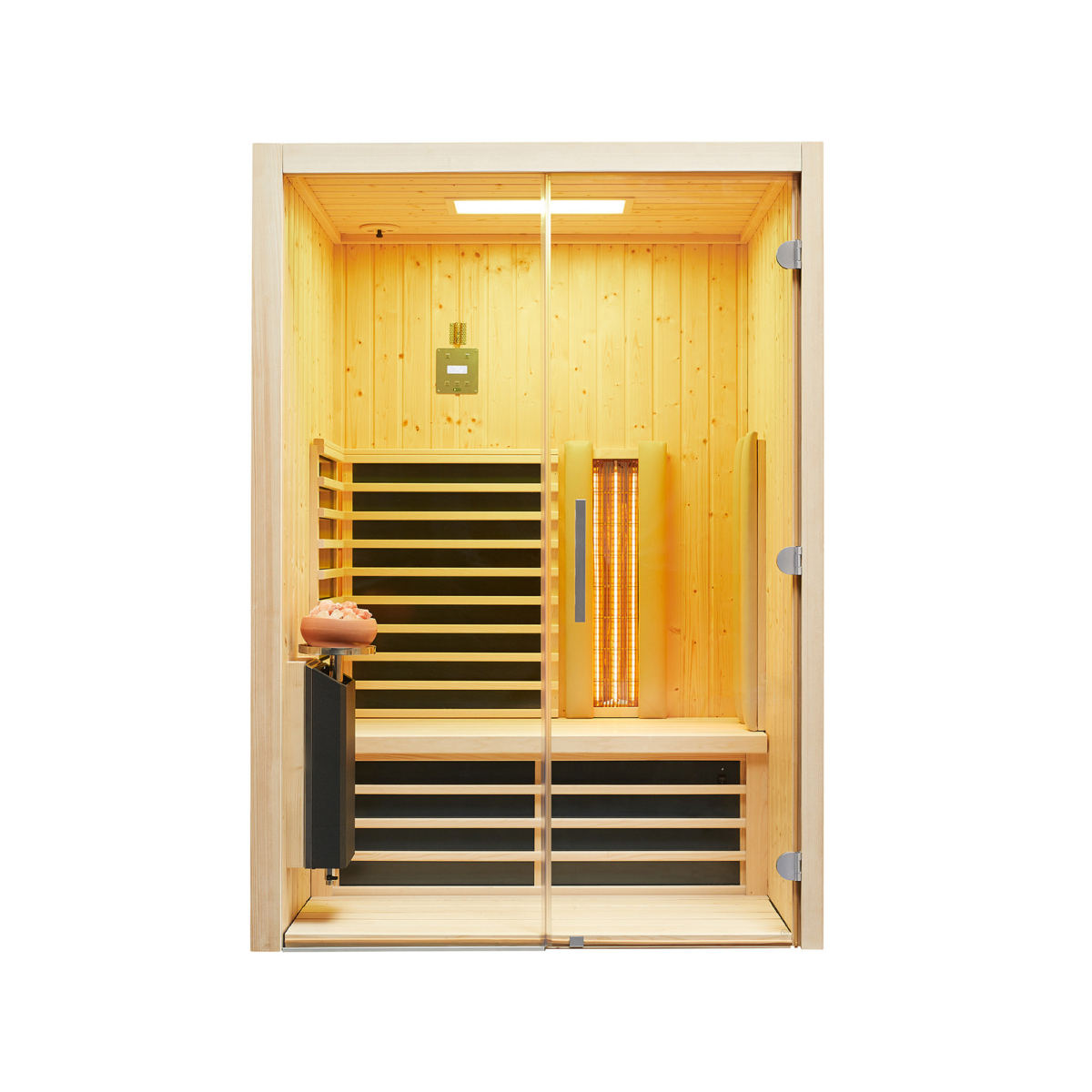 Cabine infrarouge Triosol Glas 145 épicéa VG / 145 x 112 x 201,5 cm