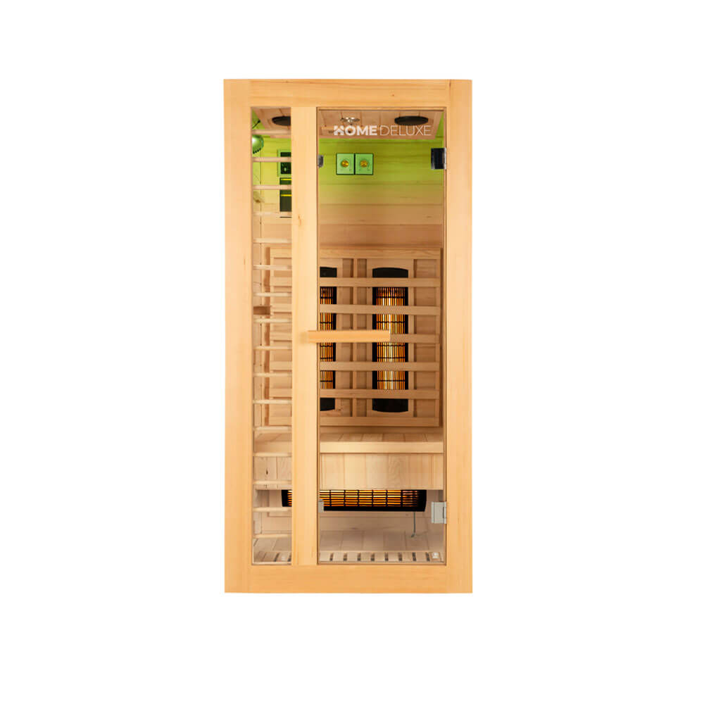 Sauna infrarouge Redsun S Deluxe émetteurs à spectre complet 90 x 90 x 190 cm