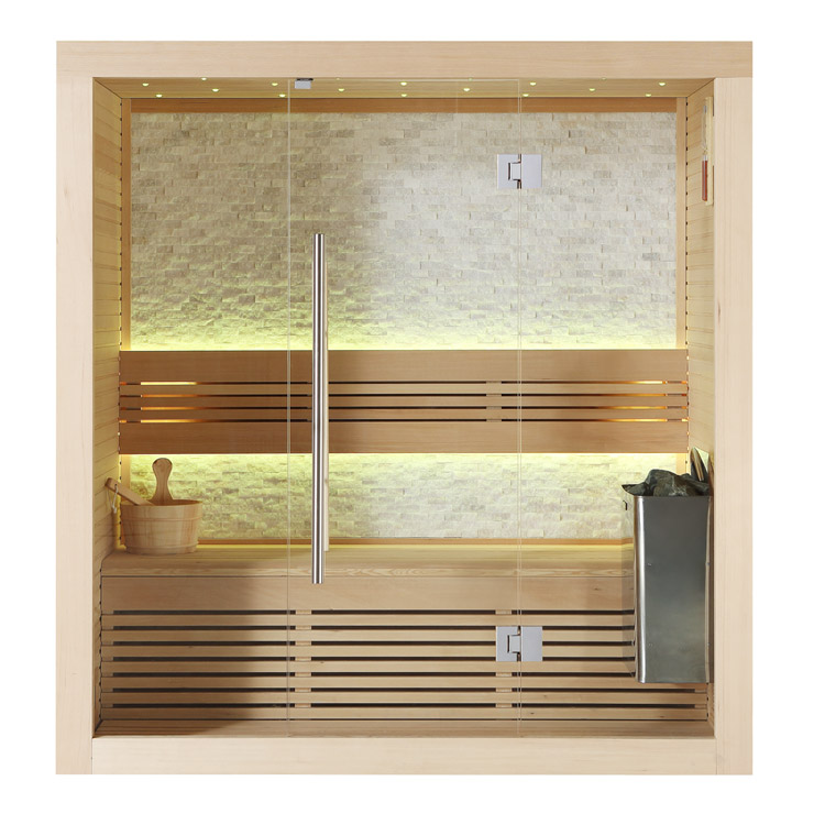 Kombisauna B1103A Hemlock 180x105 4.5kW TheWall Bi-O Kombisauna B1103A Hemlock 180x105 4.5kW TheWall Bi-O