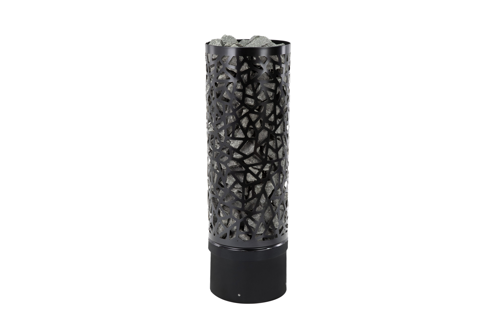 Infraworld Saunaofen Atlas Round Black 6 kW, Standausführung (Tower), Schwarz
