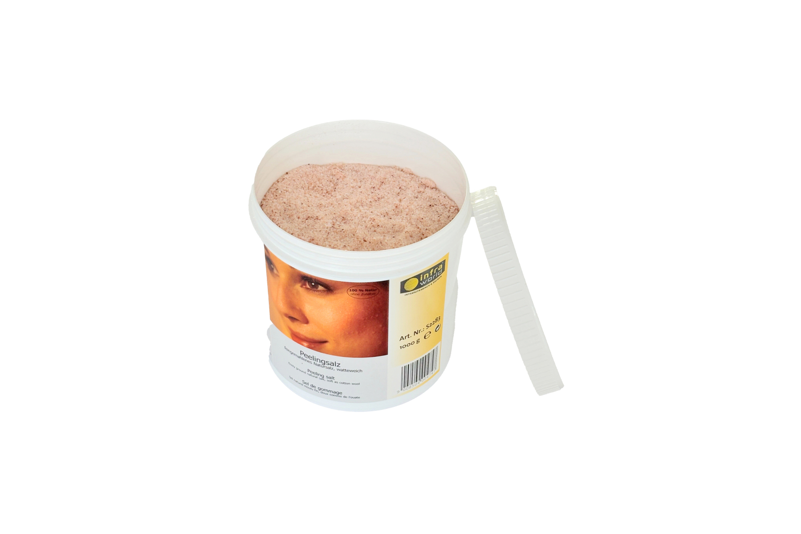 Infraworld Salzpeeling aus rosa Steinsalz (1 kg)
