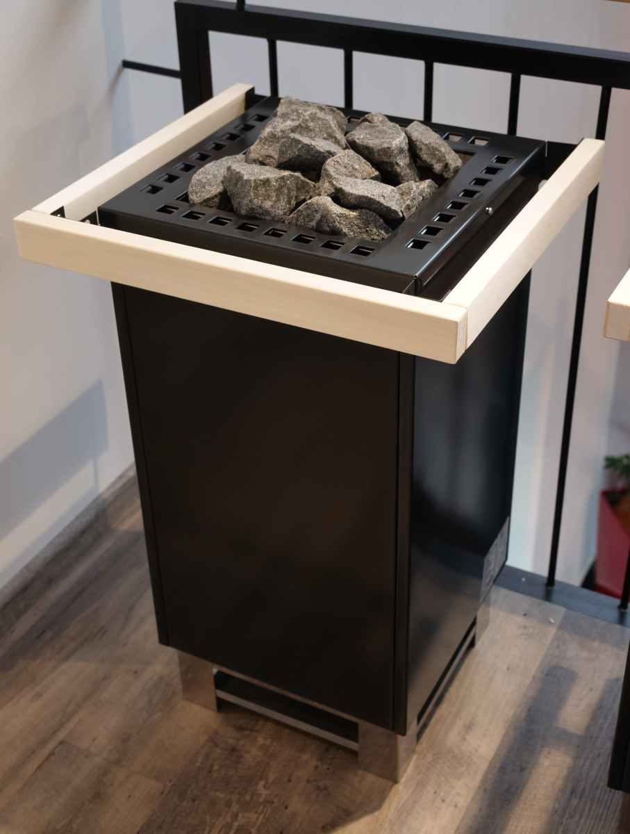 Infraworld Saunaofen Eterno 12 kW, Standausführung, Anthrazit
