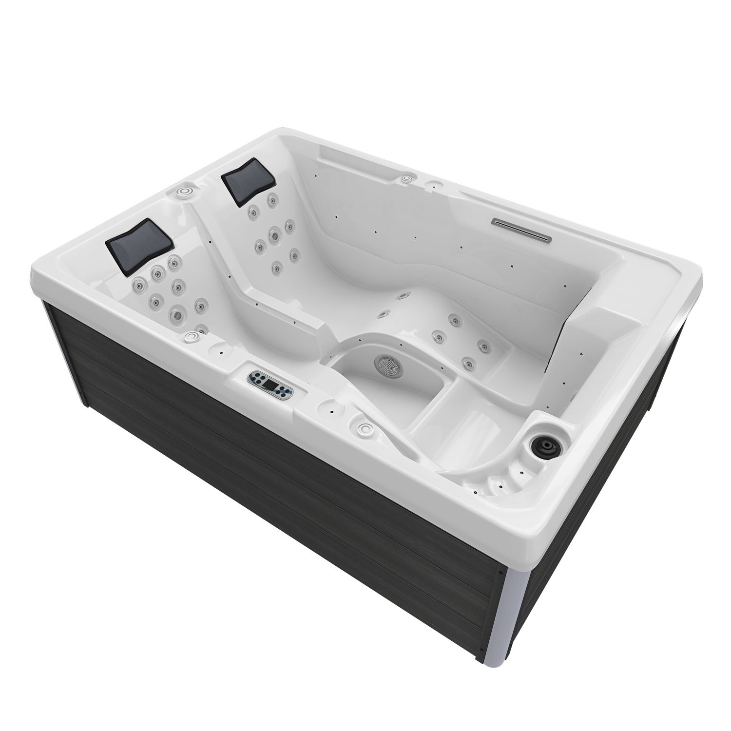 Outdoor Whirlpool Elba weiß 210x150 cm Outdoor Whirlpool Elba weiß 210x150 cm