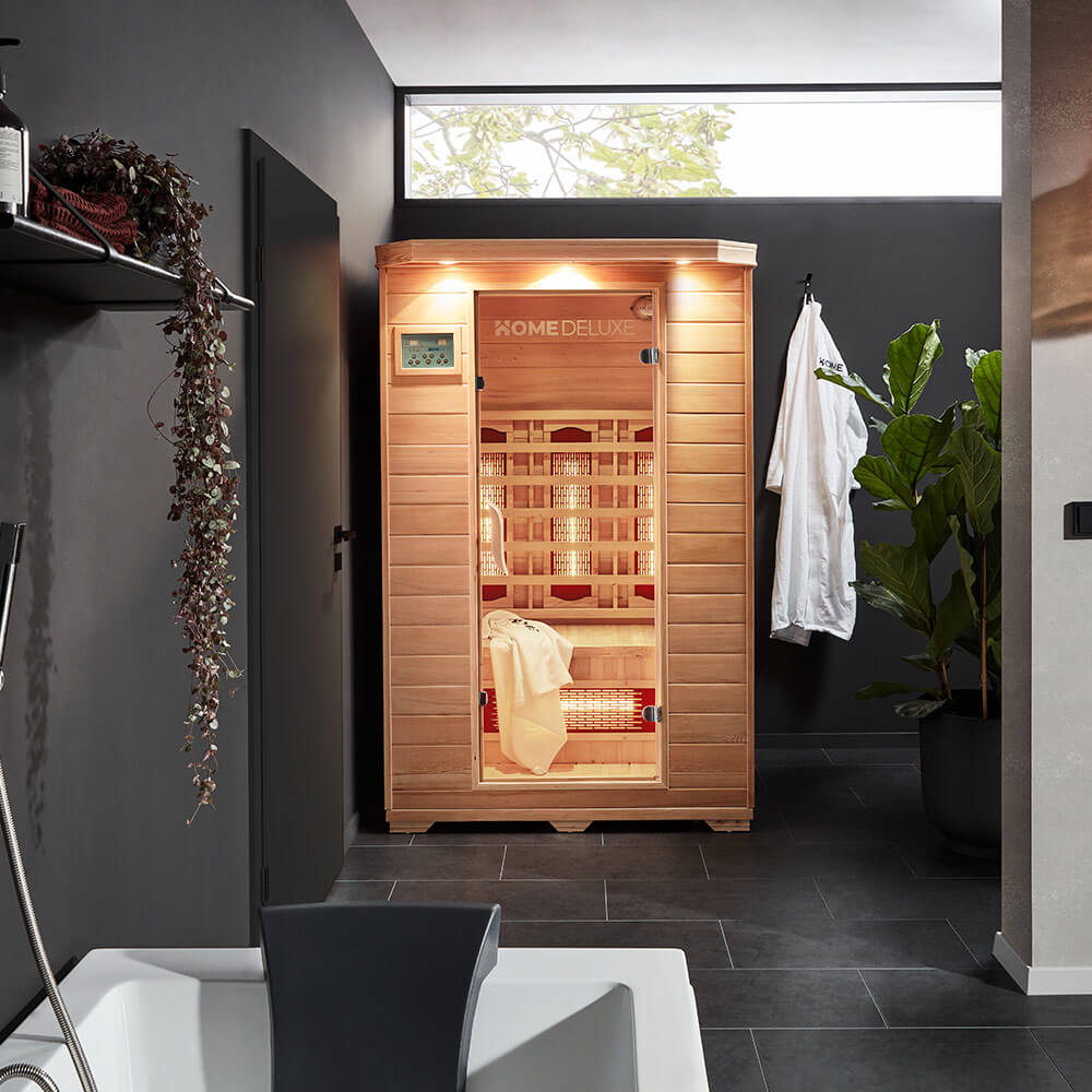 Infrasauna Redsun M s plnospektrálními zářiči 190 x 120 x 105 cm
