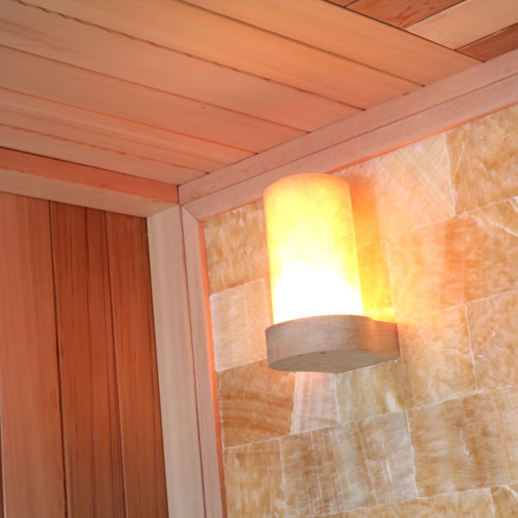 Finnische Sauna AWT E1400C aus Zedernholz inkl. Saunaofen EOS Cubo / 300 x 300