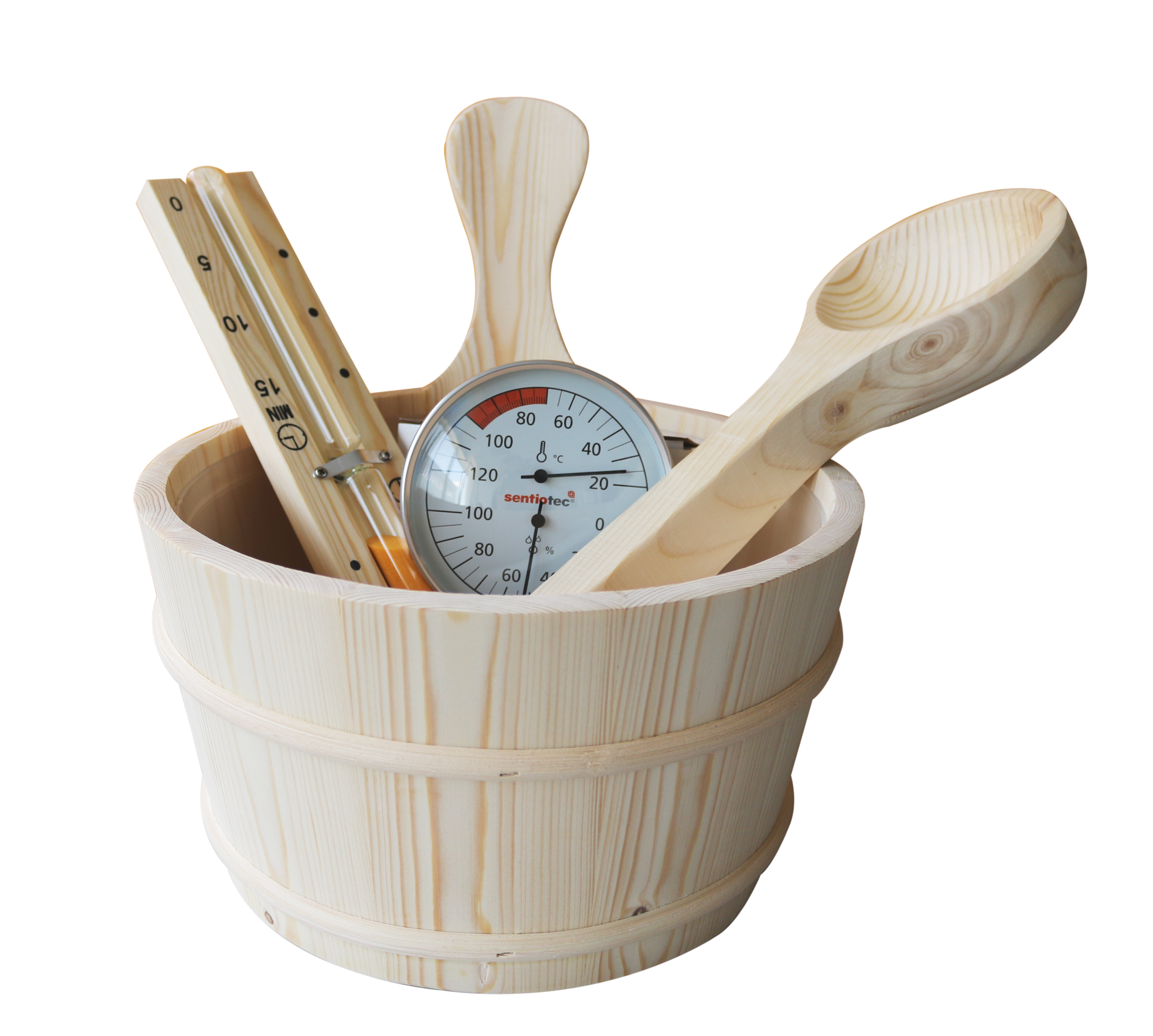 Sentiotec Premium Saunazubehörset 5-Teilig Sentiotec Premium Saunazubehörset 5-Teilig