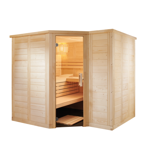 1-030-277_1-030-278_polaris Innensauna Polaris Large mit 8kw Ofen / 234 x 206 x 204