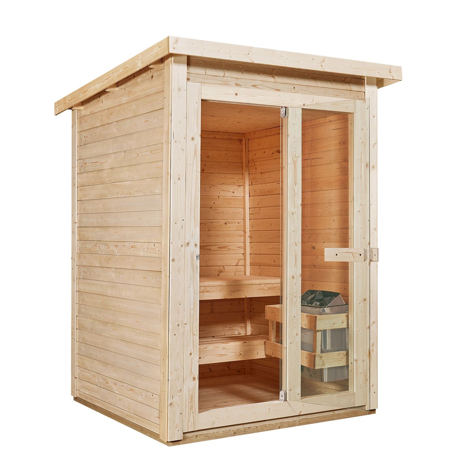 Außensauna Varberg 145 x 150 cm