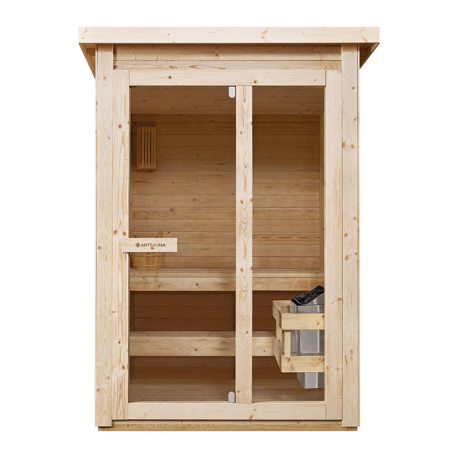 Außensauna Varberg 145 x 150 cm