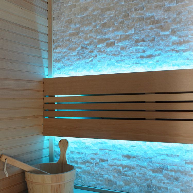 Kombisauna B1103A Hemlock 180x105 4.5kW TheWall Bi-O