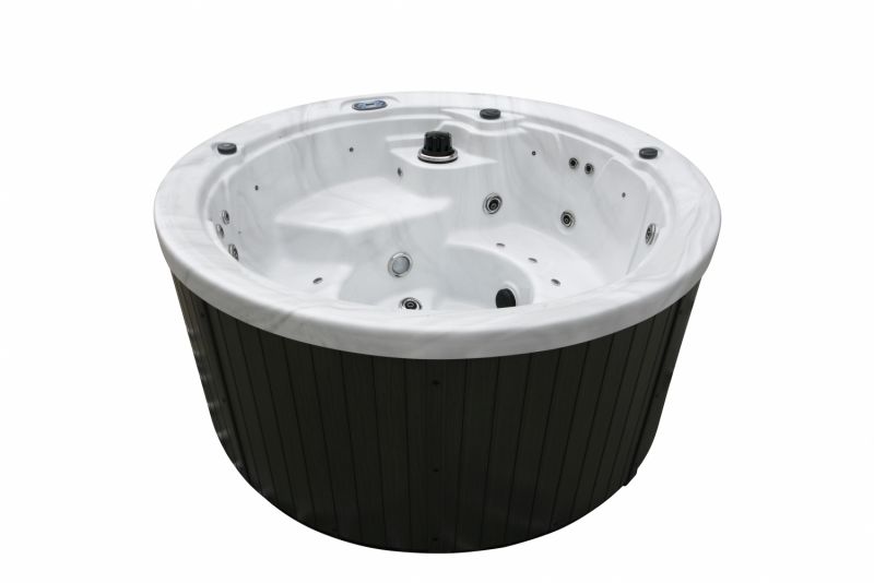 Bild von American Outdoor-Whirlpool Genova Sterling silber / grau 208 x 208