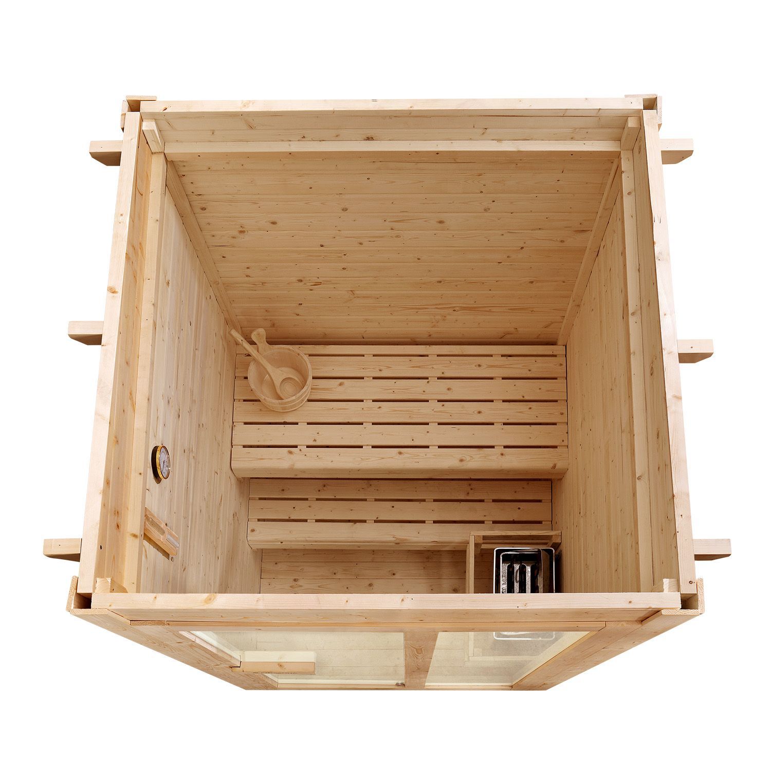 Außensauna Varberg 145 x 150 cm