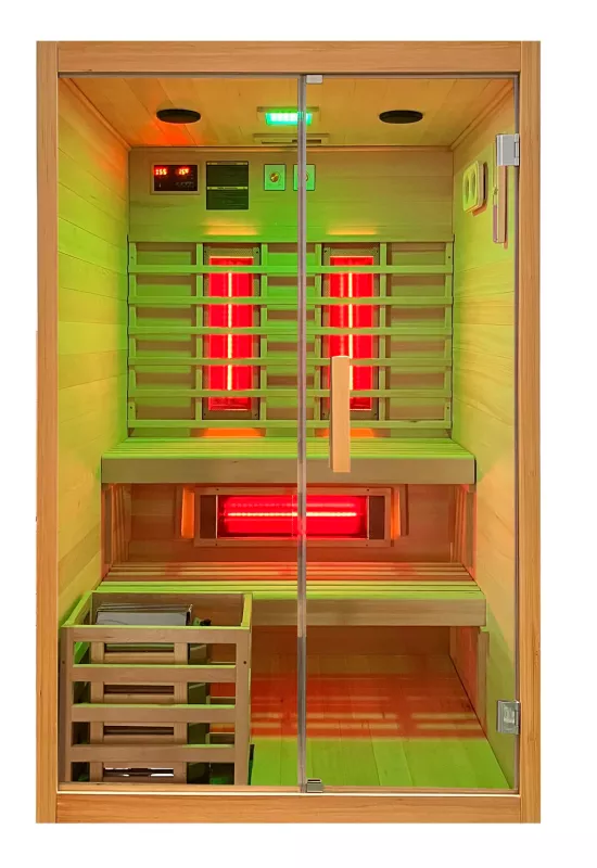 4. Bild von Kombisauna und Infrarotkabine Twincombi 130 x120x 200 cm