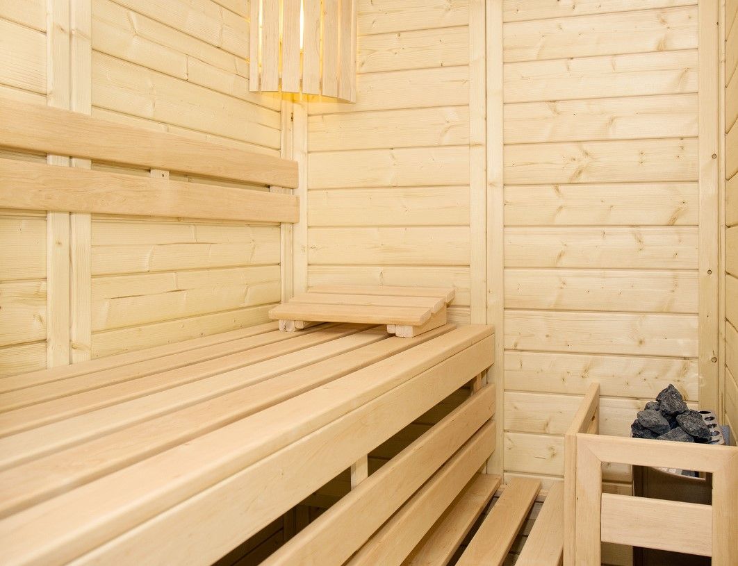 Massivholzsauna Smart nach Maß