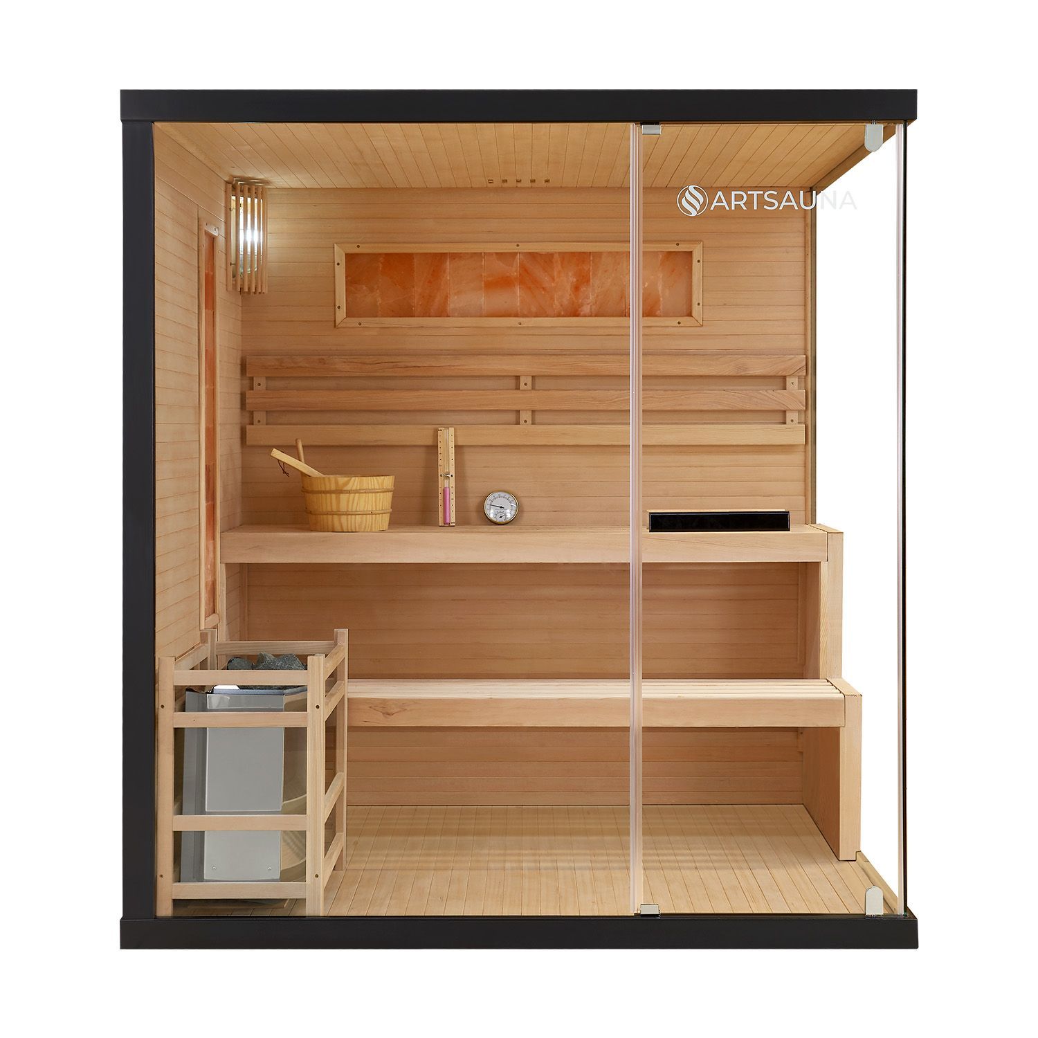 Innensauna Vantaa 175 mit Salzsteinen