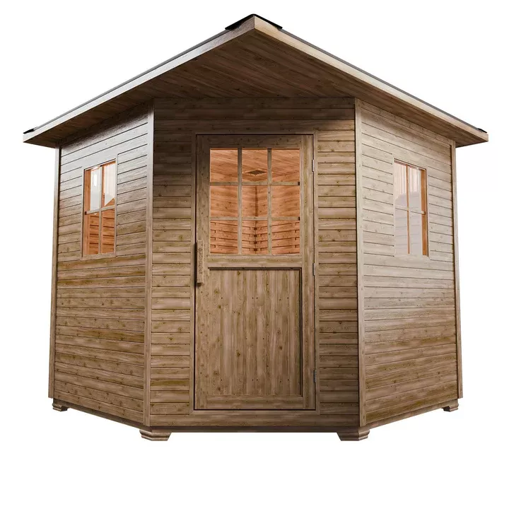 Aussensauna Eldur inkl. Ofen, 200 x 200 cm
